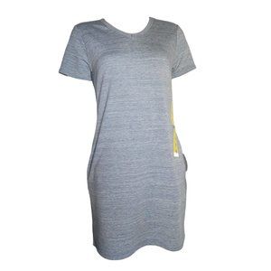 NWT 32 DEGREES COOL Solid Blue Fleece Lined Pullover Dress Womens Size S Small